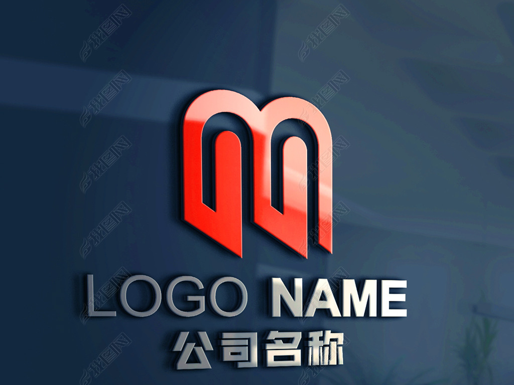 m字母logo设计m字母标志m字母商标
