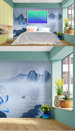 装饰画挂墙办公 center