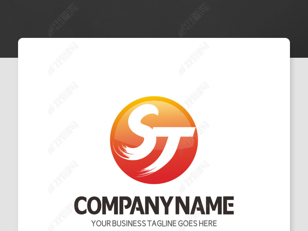 st字母logo设计欣赏sj标志ai模板