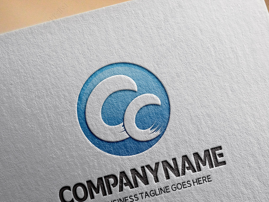 原创cc字母logo标志设计赏析英文cc标志版权可商用