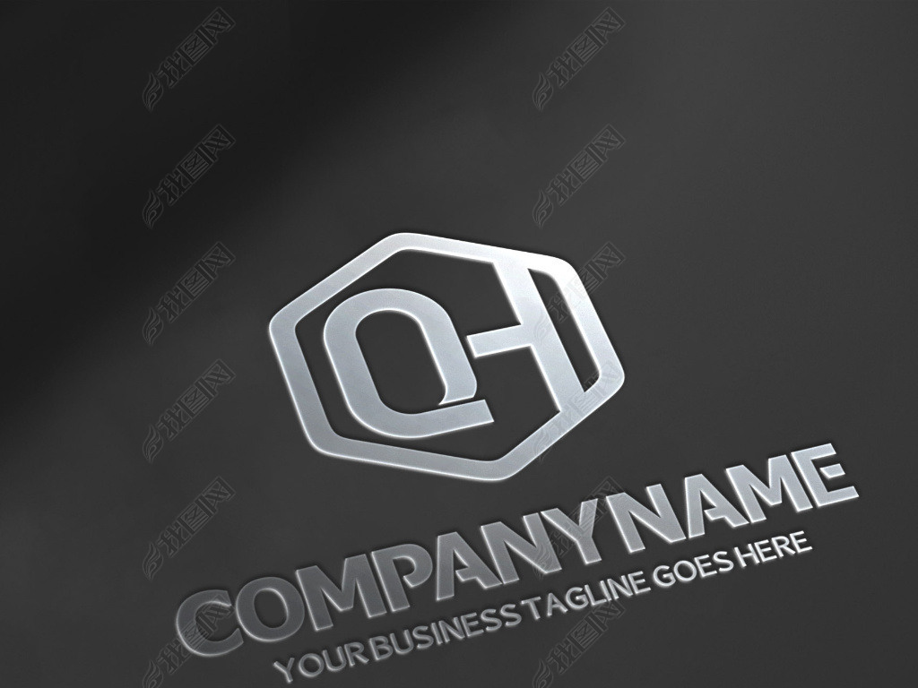 qh字母logo设计欣赏qh开头标志矢量