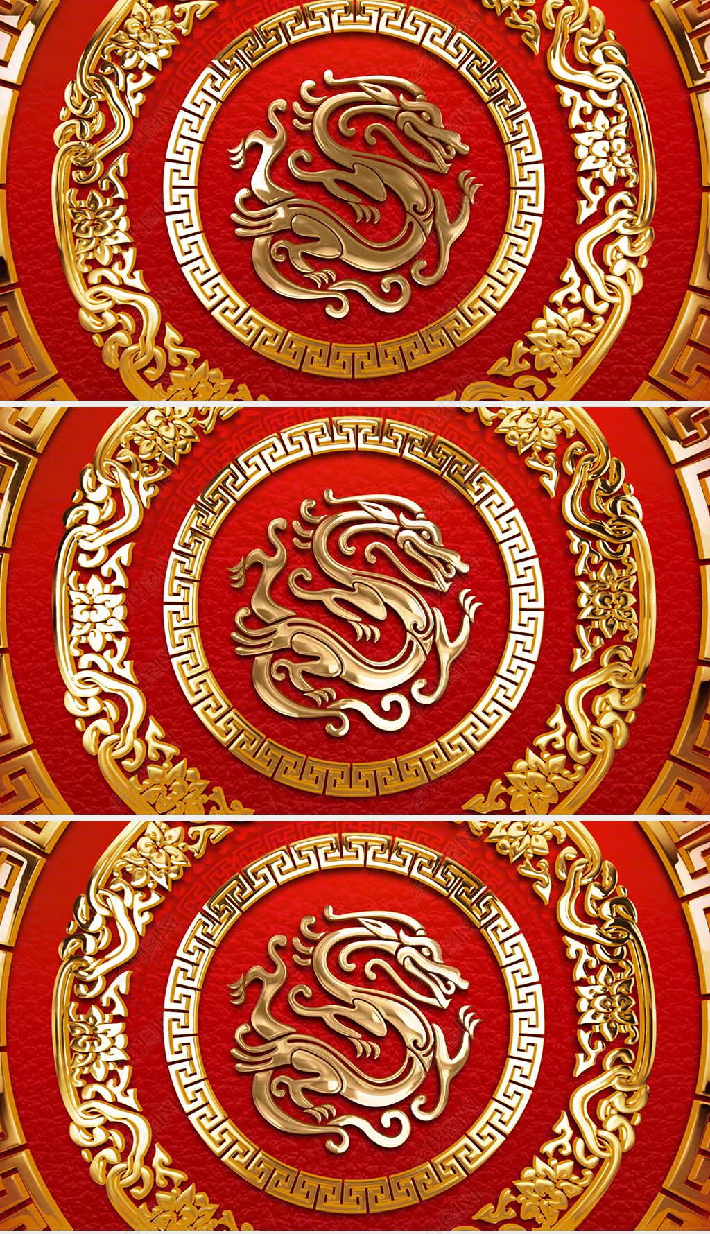 中国龙腾世纪龙图腾背景视频