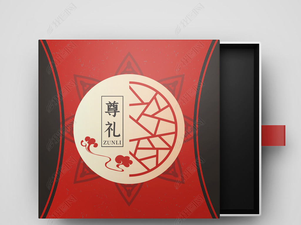 原创中国风新中式大气高档礼盒设计包装设计-版权可商用