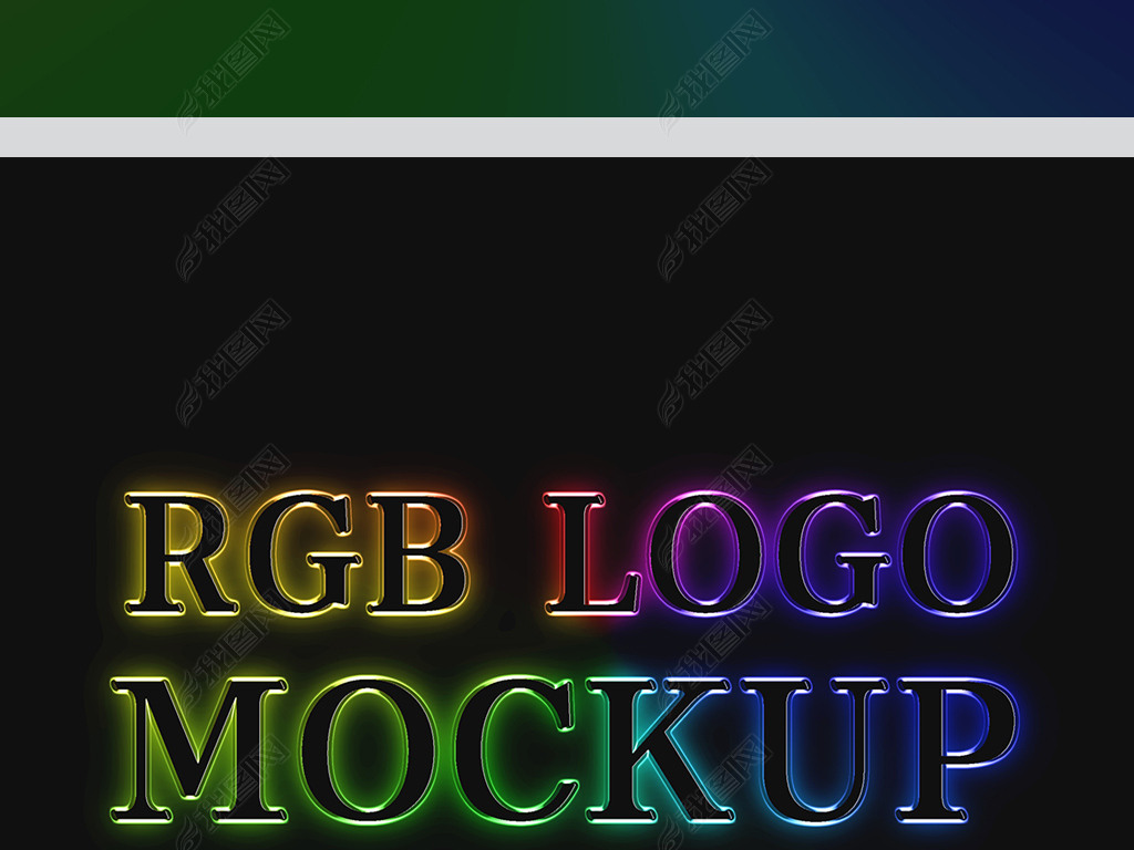 ԭɫRGB޺ЧҵƷ3Dlogo