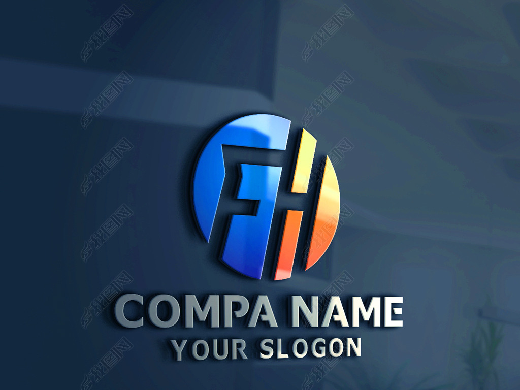 商标设计logo图案免费,免费logo素材网 原创fh字母logo设计fh字母标志fh字母商标版权可商用