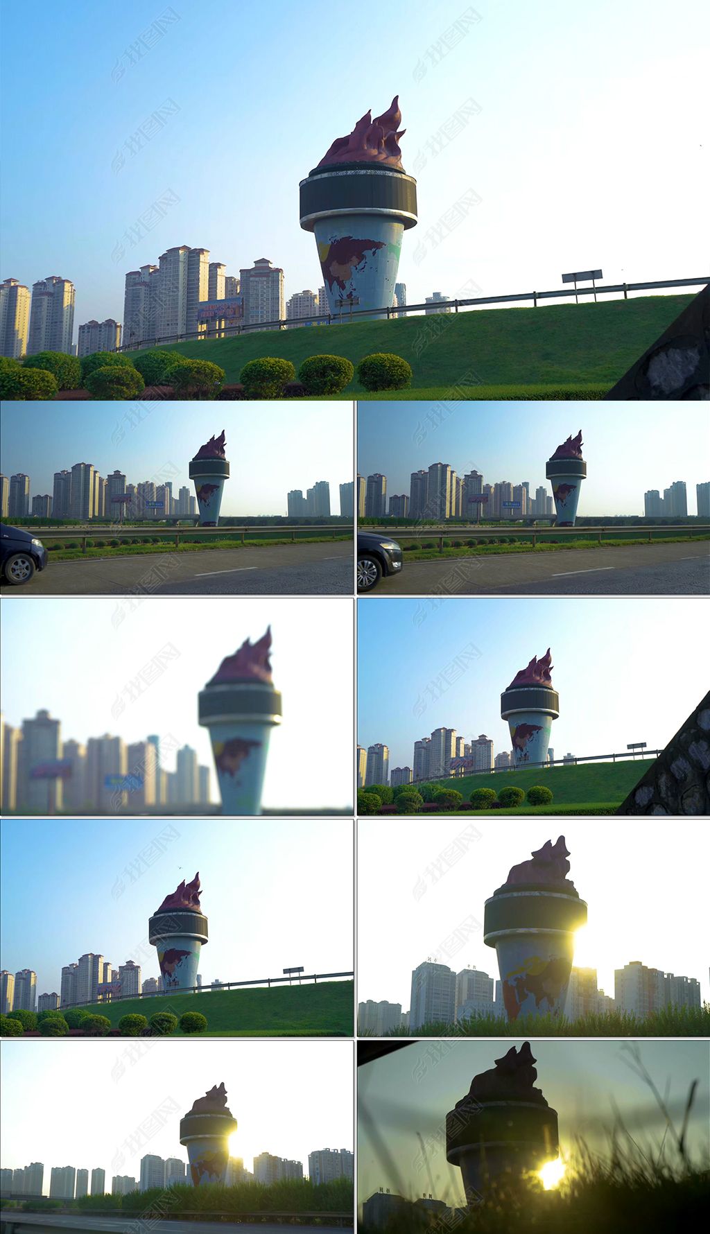 广西来宾市奥运火炬