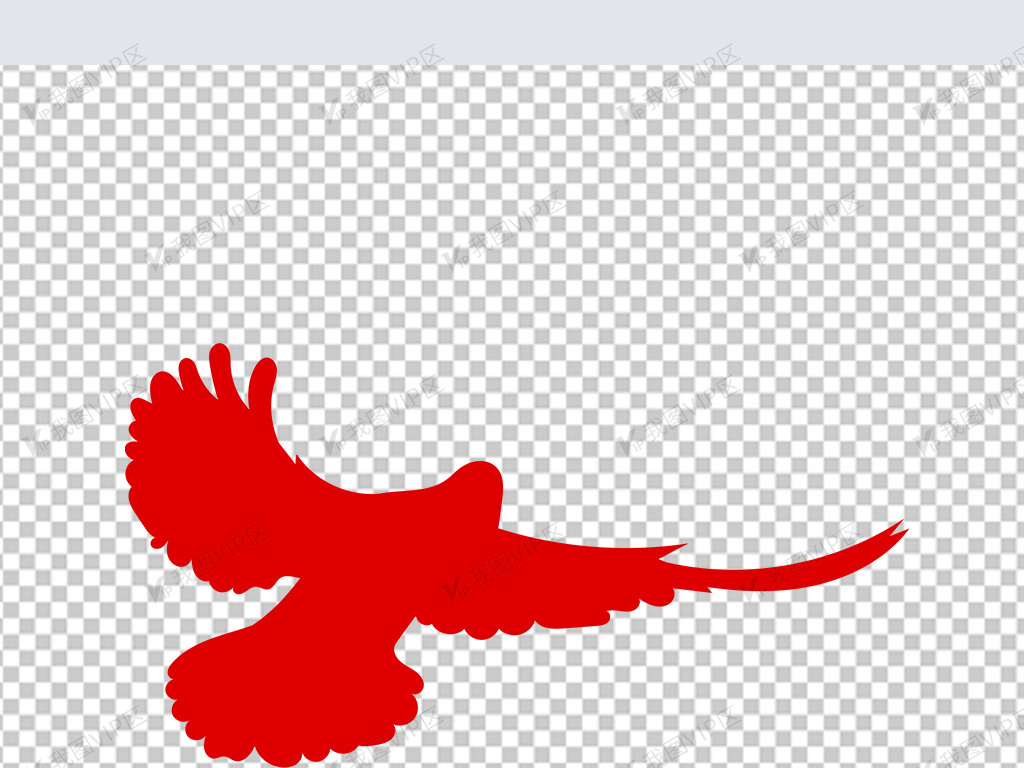和平鸽子动物剪影矢量免扣元素png.