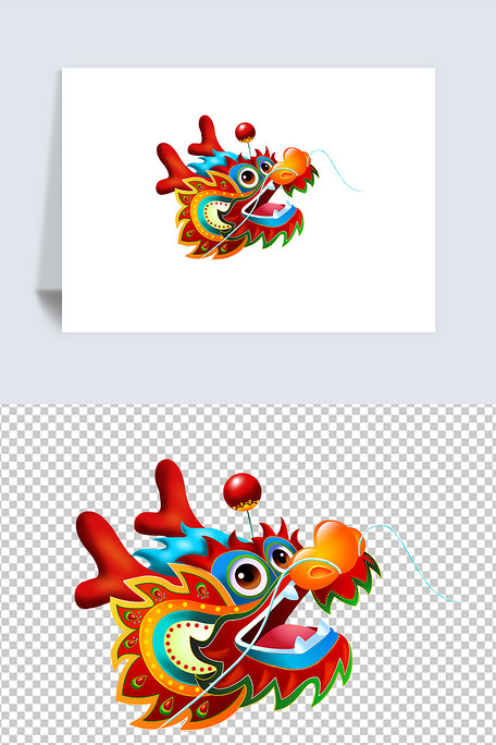 龙王龙头png免扣素材