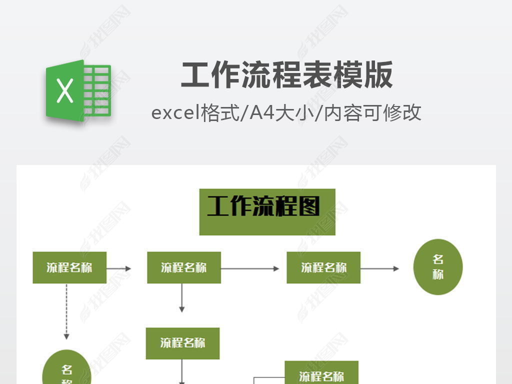 工作流程表模版