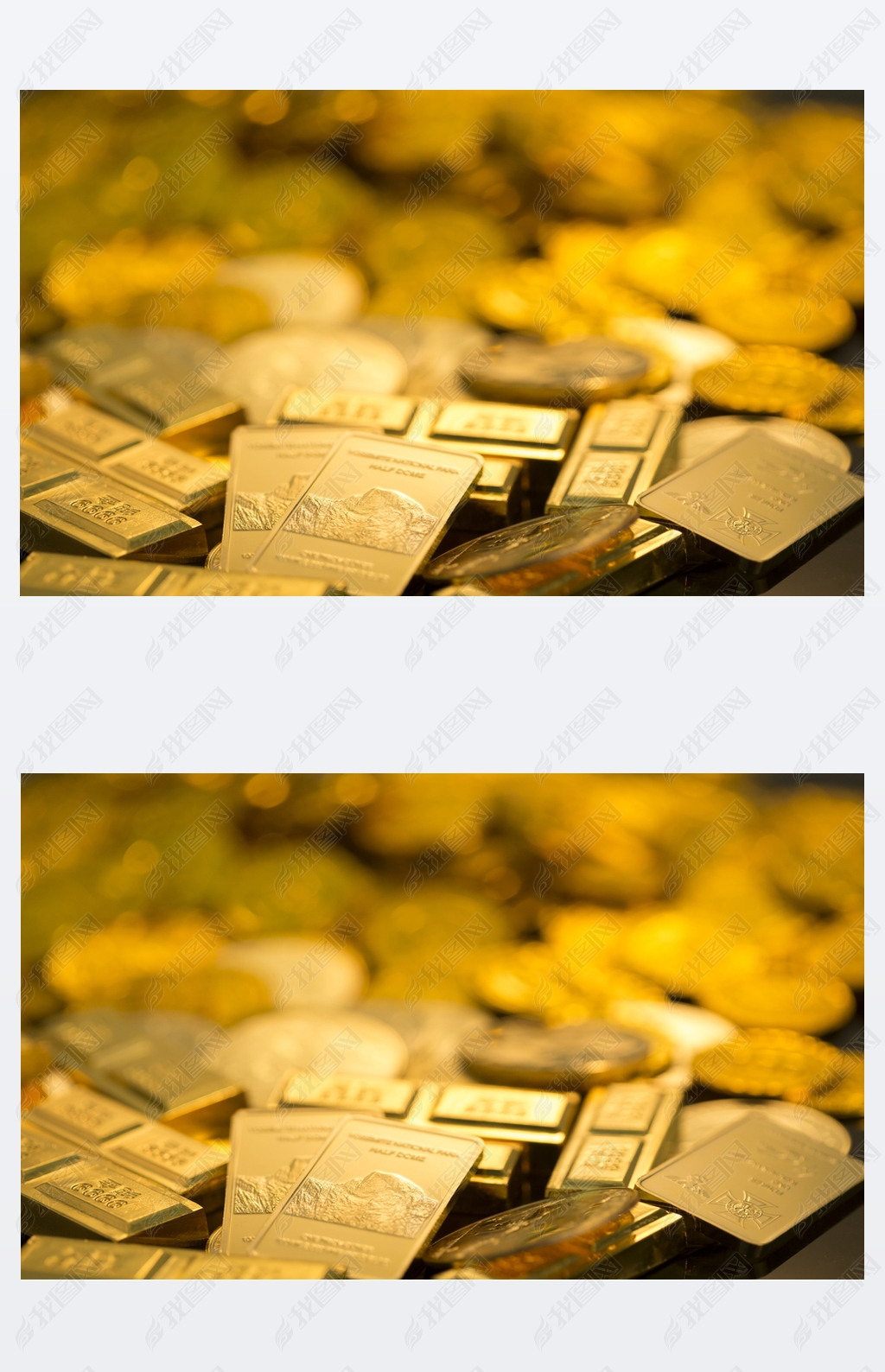 金币和金条