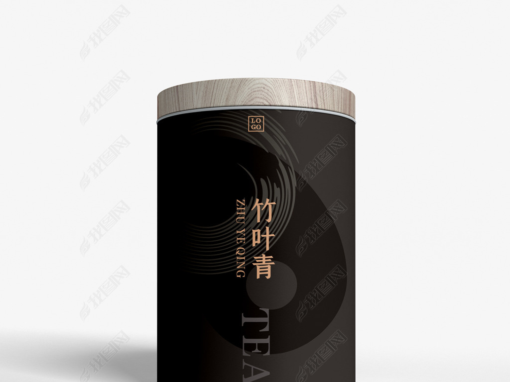 原创极简精品高档创意茶叶包装设计茶叶罐包装设计版权可商用