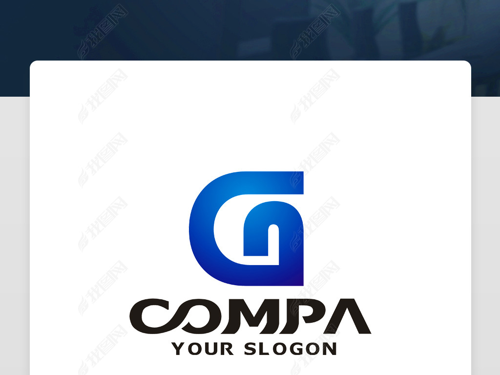原创cn字母logo设计cn字母标志cn字母商标版权可商用