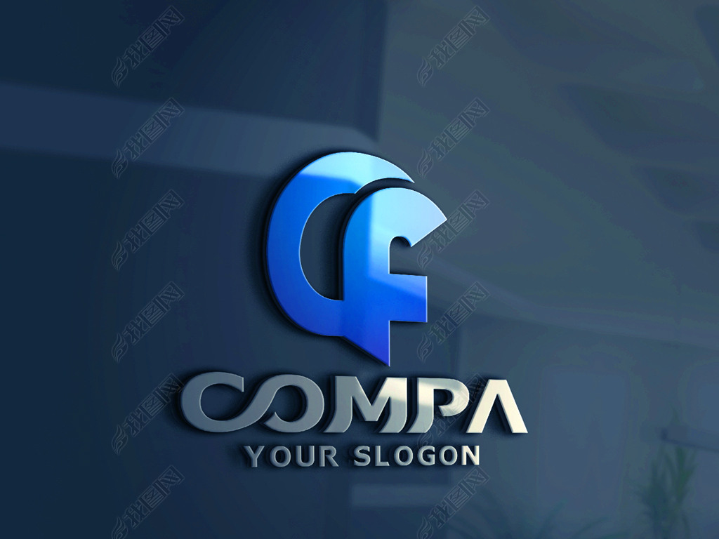 cf字母logo设计cf字母标志cf字母商标