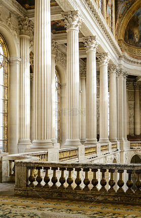 VERSAILLES, FRANCE - JUNE 19, 2013: Interior of Chateau de Versailles (Palace of Versailles) near Pa