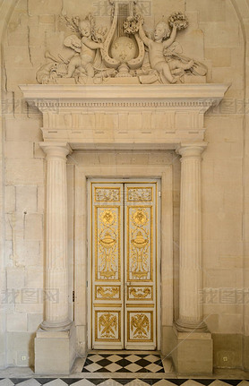 VERSAILLES, FRANCE - JUNE 19, 2013: Interior of Chateau de Versailles (Palace of Versailles) near Pa