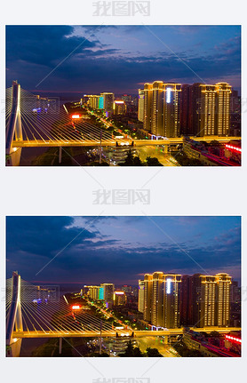 Hubei Yichang city aerial photography charming scenery in summer