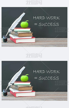 Hard work equals success