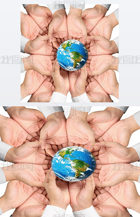 earth in human hand