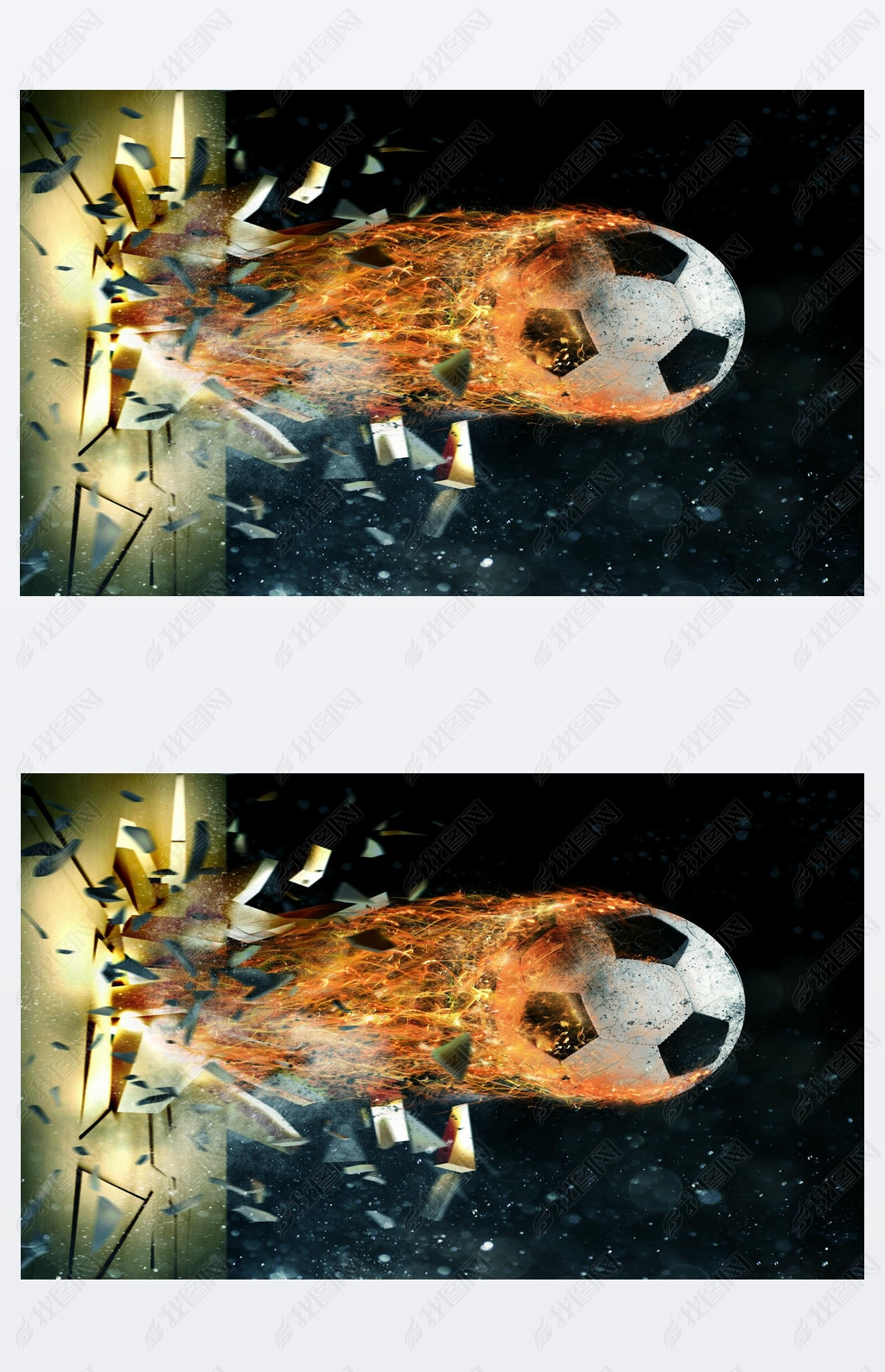 Professional soccer fireball