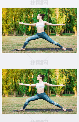 Ů٤, վʿϰ, Virabhadrasana ơɫõĽͼ.