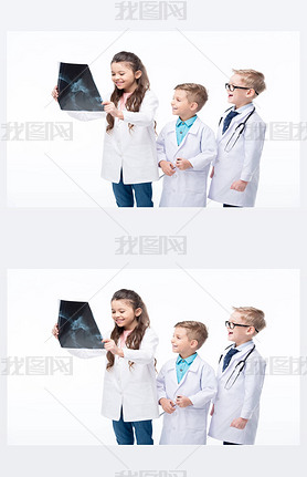 Kids playing doctors