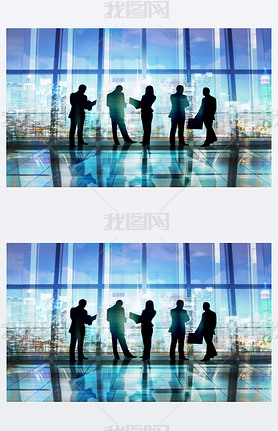 Group of Business People in an Office Building.Teamwork ,Meeting, Seminar Conference Concept