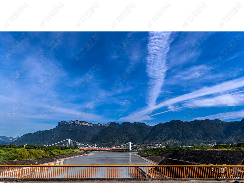 原创三峡大坝旅游景区风光