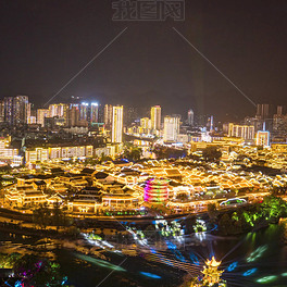 4k城市延时_贵州铜仁古城夜景延时摄影