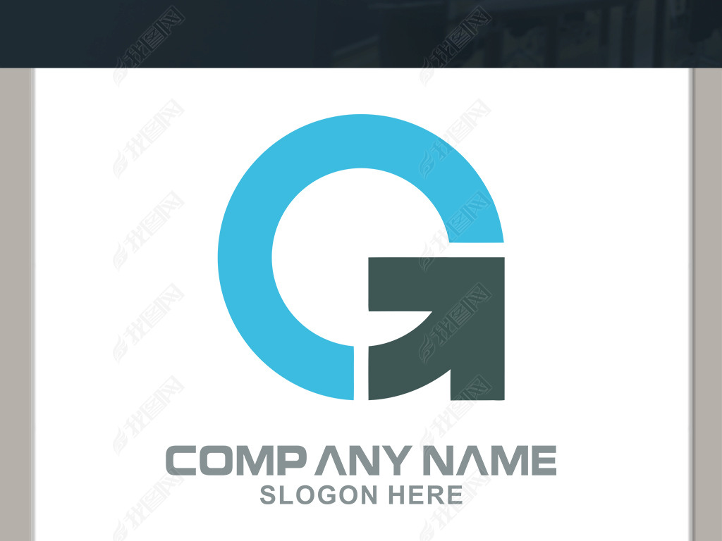 原创g字母logo商标版权可商用