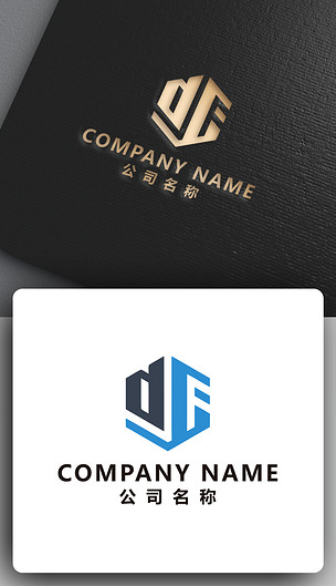 df字母logo