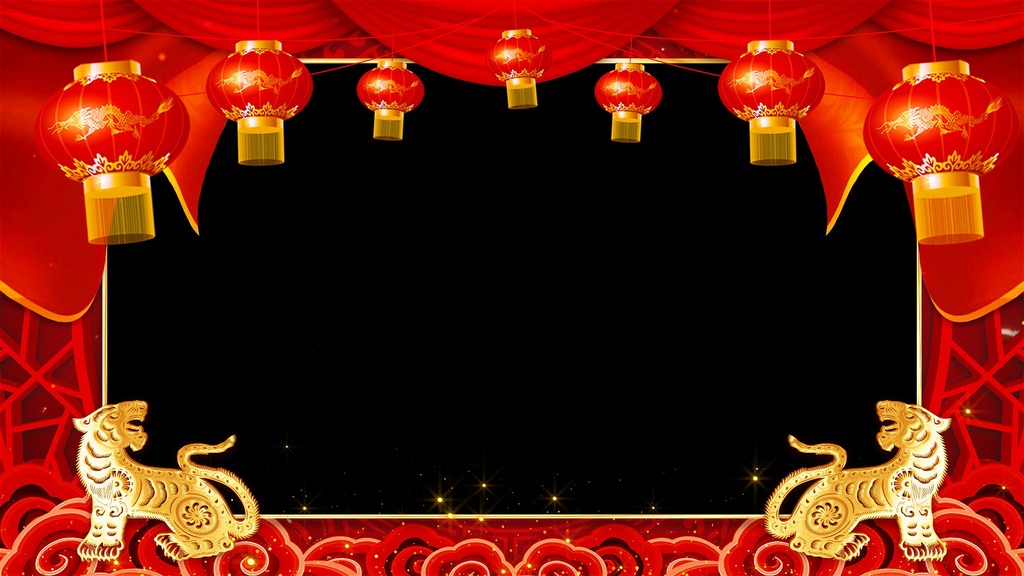位置:>新年视频合辑>春节拜年视频>拜年边框与遮罩>2022虎年新年拜年
