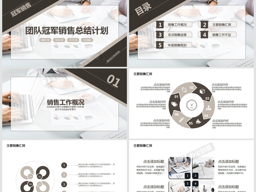 团队冠军销售总结计划PPT
