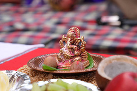 Pooja ThaliMangalmurti Ganesha