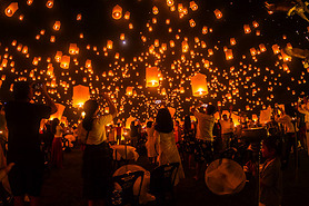 Lanna Dhutanka, Chiang Mai, Thailand - November 11, 2019People