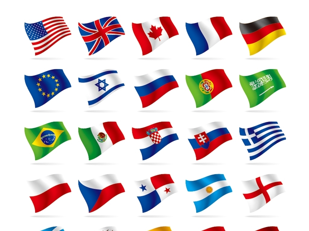 中国美国德国英国澳大利亚各国国旗图片设计素材_高清AI模板下载(9.43MB)M17086718932693分享_背景素材大全