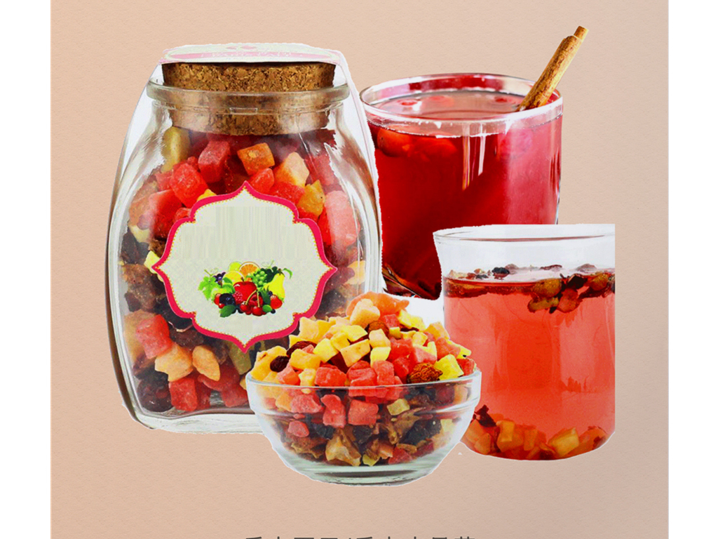 夏日水果茶冷饮海报设计图片素材_高清PSD模