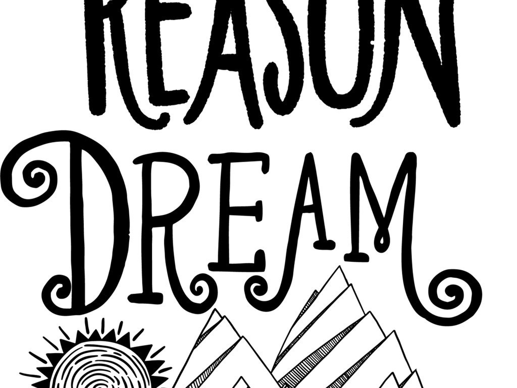 简单手写体生活旅行标语英文图片设计素材_高