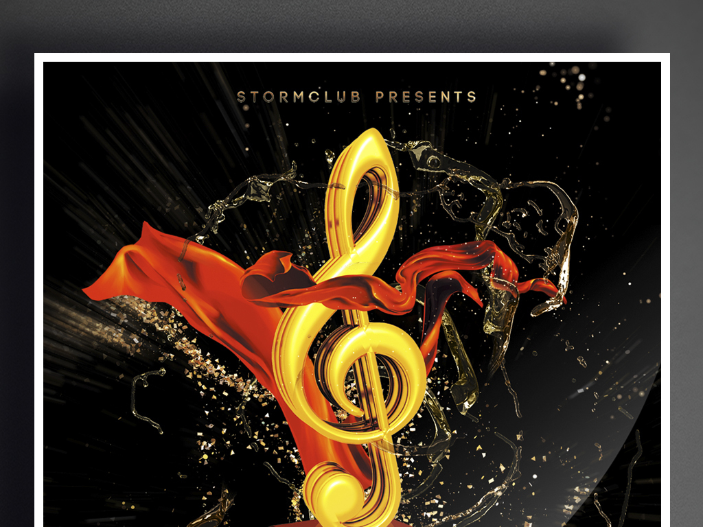 大学校园音乐节歌唱比赛海报图片设计素材_高