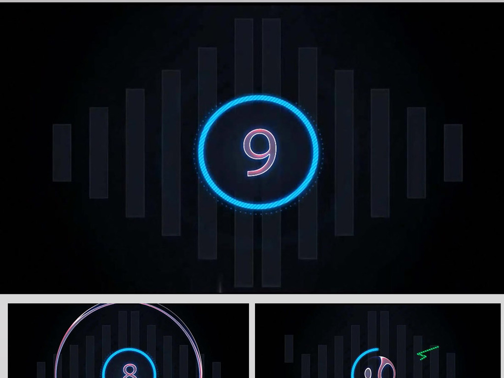震撼音乐会倒计时视频素材图片设计_高清其他
