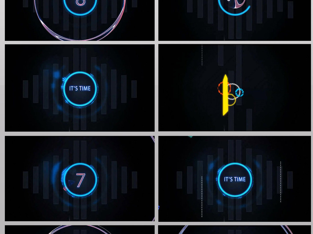 震撼音乐会倒计时视频素材图片设计_高清其他