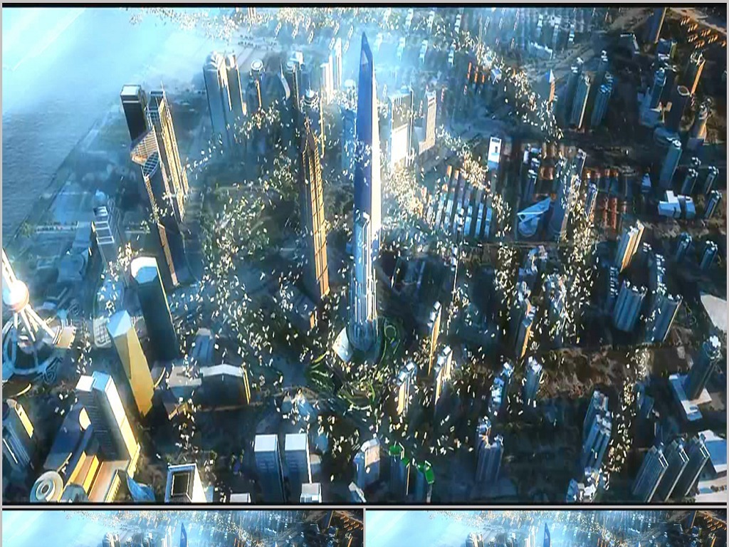 炫酷建筑模型视频素材图片设计_高清其他模板