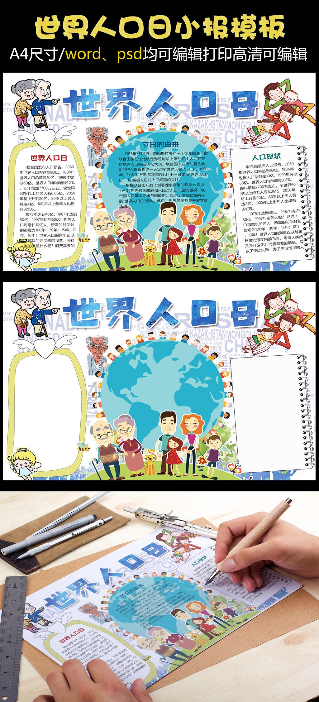 人口增长小报_中国人口增长图(3)