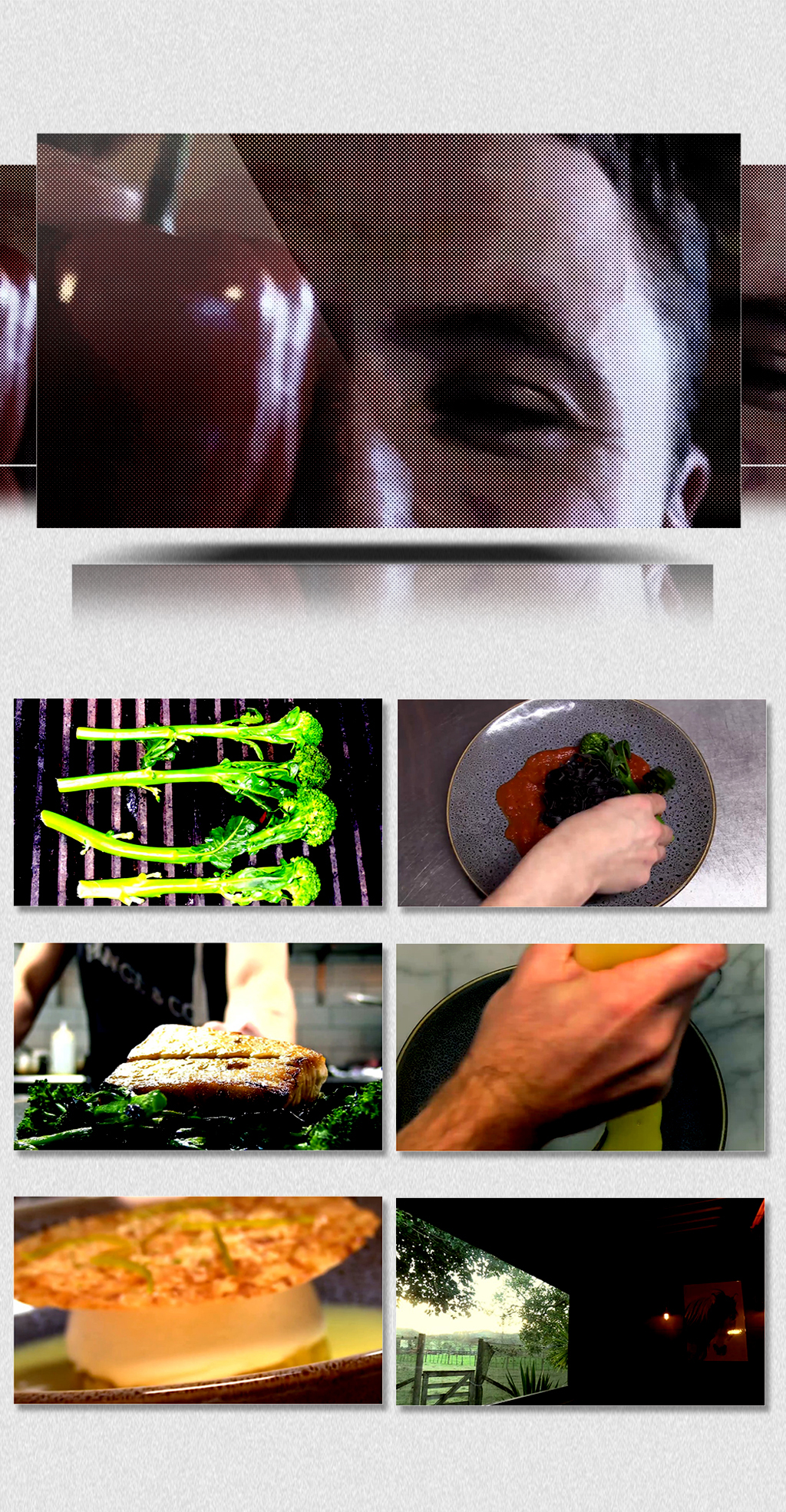 美食餐厅制作食物快剪视频素材