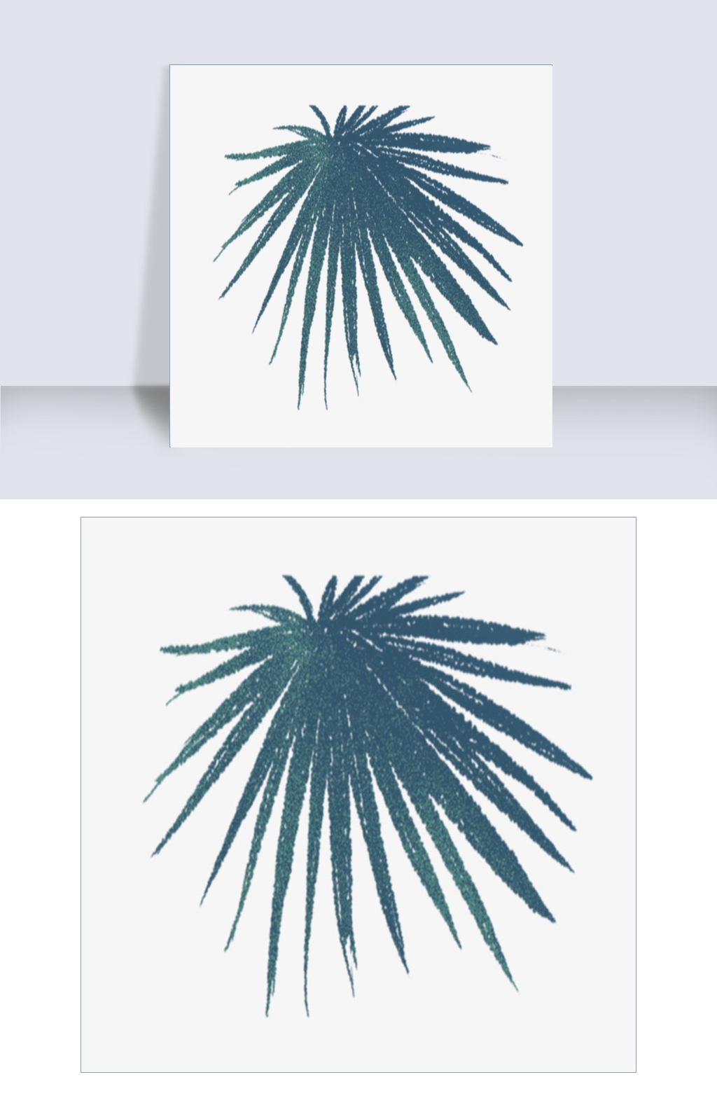 墨绿色叶子设计图