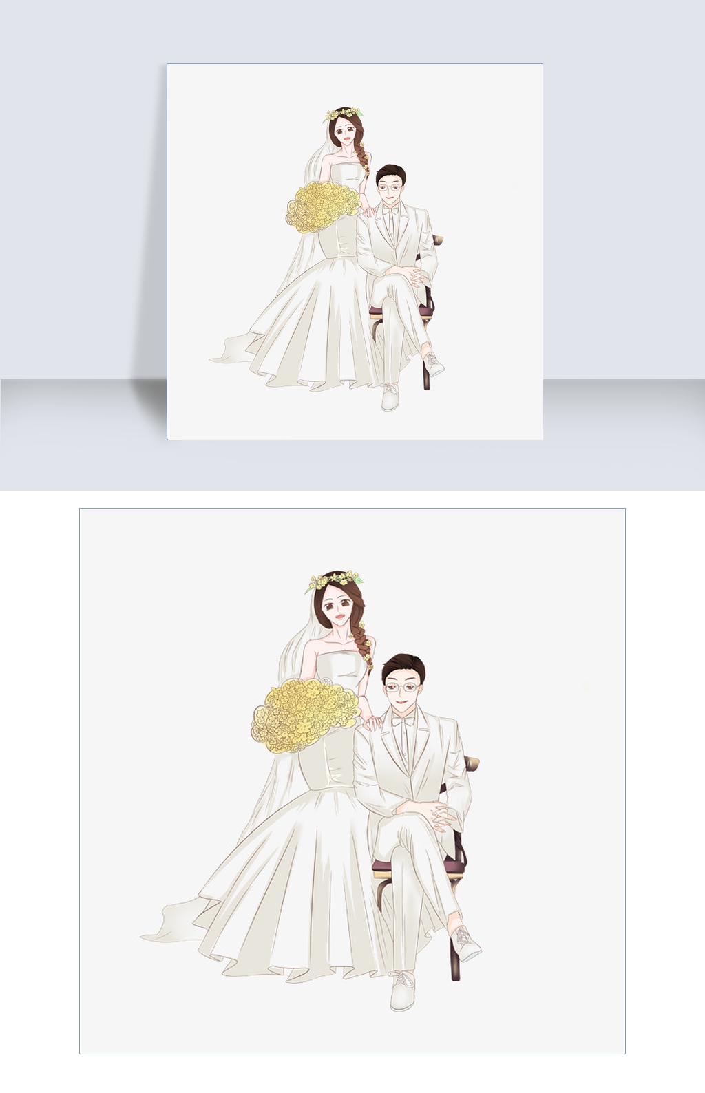 手绘婚纱照片_婚纱设计图片手绘图片