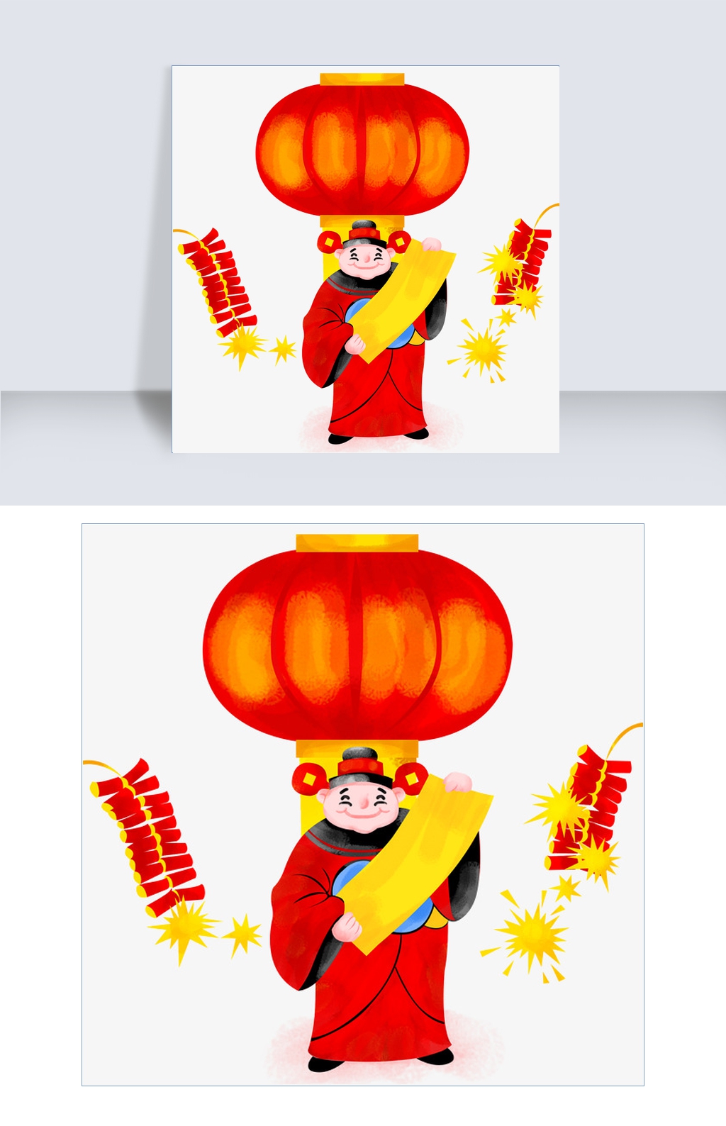 新春七品县令插画