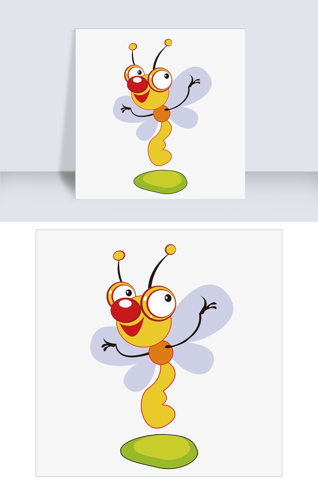 矢量手绘卡通小蜜蜂素材