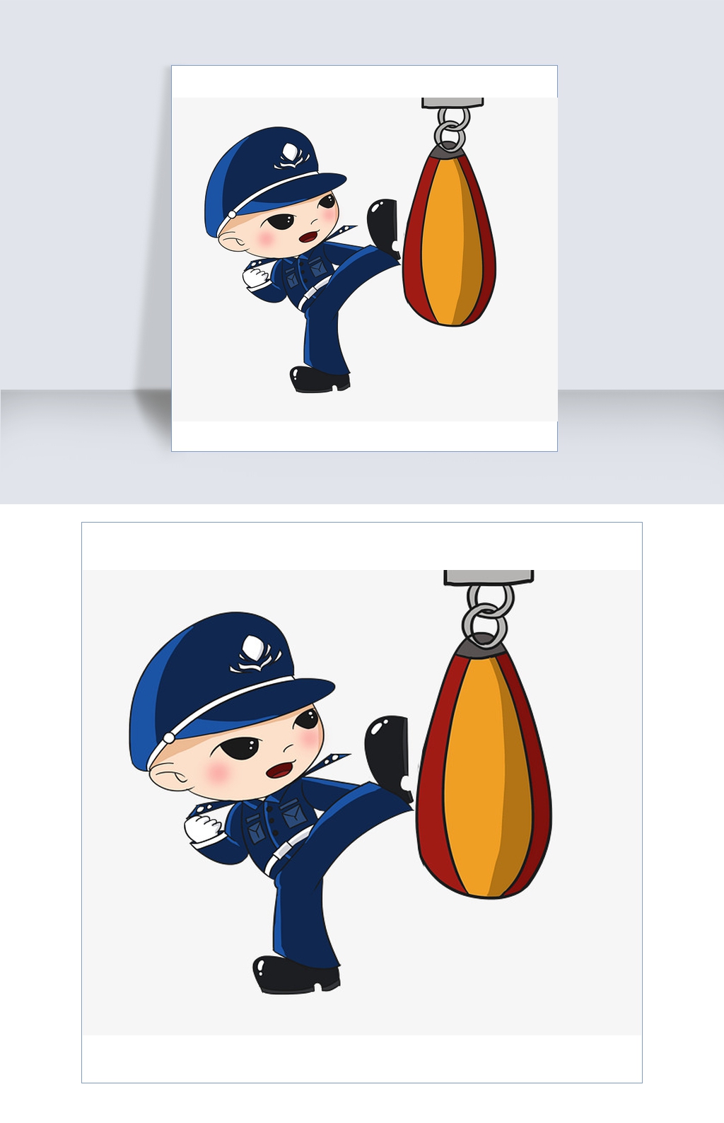 画警察叔叔 画警察叔叔画法