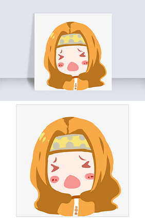搞笑女孩插画欧耶图片大全可爱比表情帅的图片
