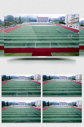 跑道和足球舞台背景素材版权可商用